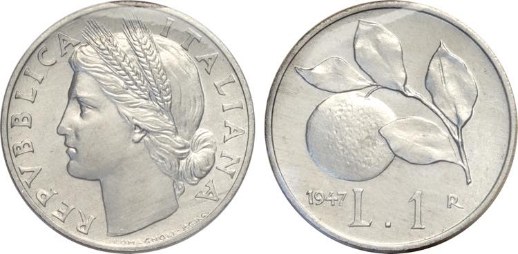 Repubblica Italiana, Monetazione ... 