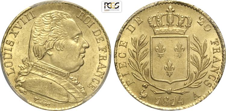 France, Louis XVIII (1814-1824), ... 