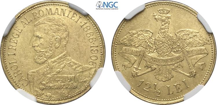 Romania, Carol I (1866-1914), 12,5 ... 