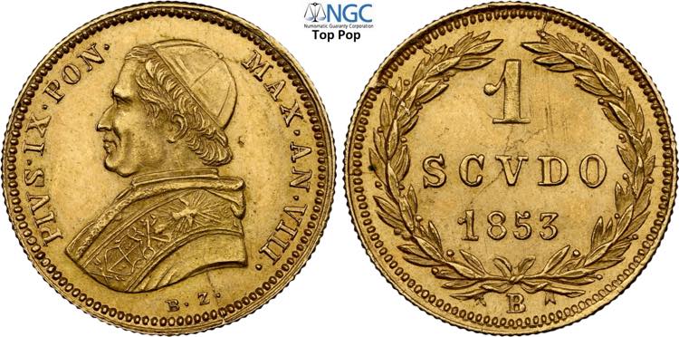 Bologna, Pio IX (1846-1870), Scudo ... 