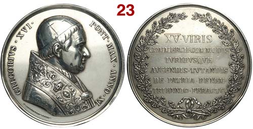 Gregorio XVI - Medaglia anno XI, ... 