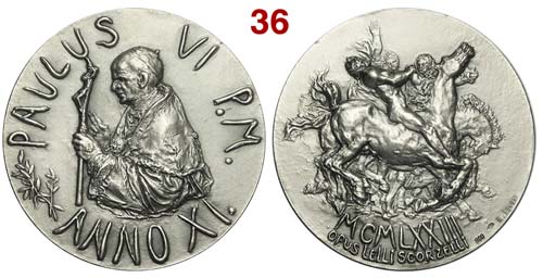 Paolo VI - Medaglia anno XI 1973 ... 