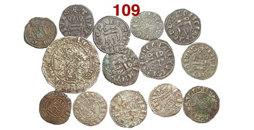 Crociati - Lotto di 14 monete, 11 ... 