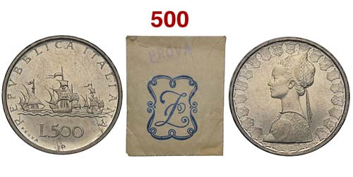 Repubblica Italiana - 500 Lire ... 