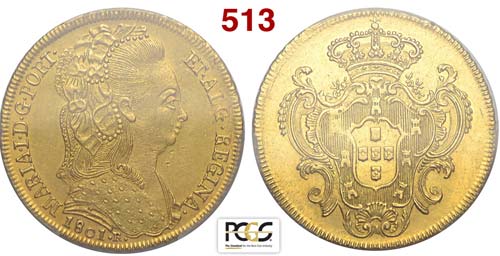 Brazil - Maria I - 6400 Reis 1801 ... 