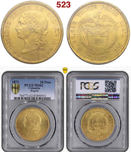 Colombia - Republic - 20 Pesos ... 