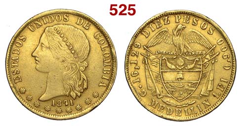 Colombia - Republic - 10 Pesos ... 