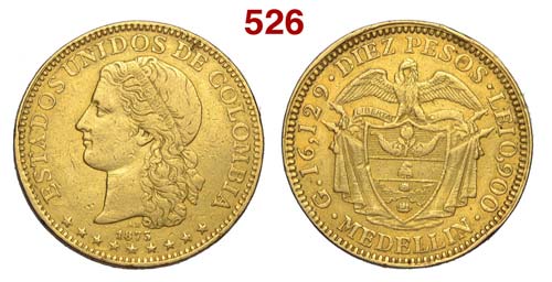 Colombia - Republic - 10 Pesos ... 