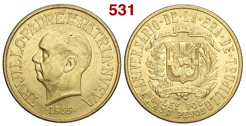 Domican Republic - 30 Pesos 1955 - ... 
