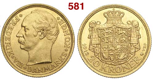 Denmark - Frederik VIII - 20 ... 