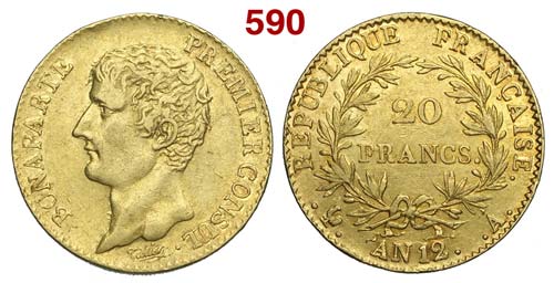 France - Napoleon Premier Consul - ... 