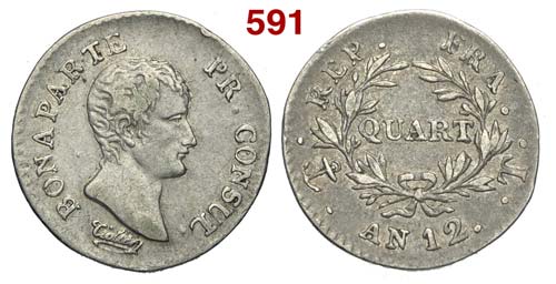 France - Napoleon Premier Consul - ... 