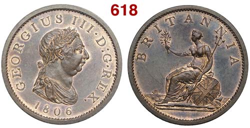 Great Britain - George III - Penny ... 
