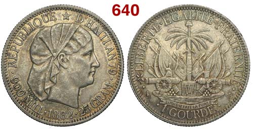 Haiti - Republic - Gourde 1882 - ... 