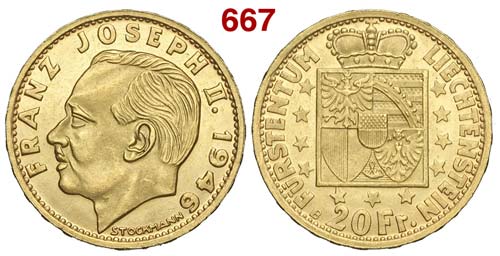 Liechtenstein - Franz Josef II - ... 