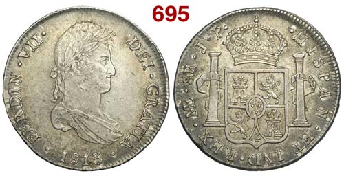 Peru - Ferdinand VII - 8 Reales ... 