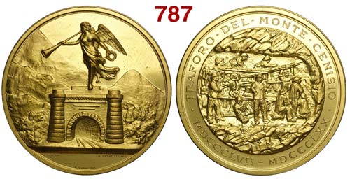 Medaglia a ricordo del traforo del ... 