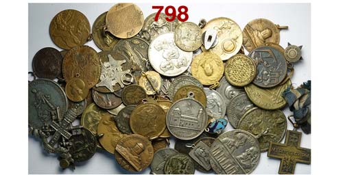 Lotto composto da 73 medaglie e ... 