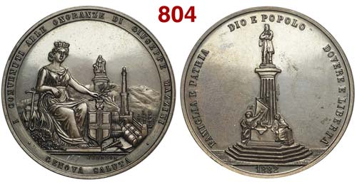 Giuseppe Mazzini - Medaglia a ... 