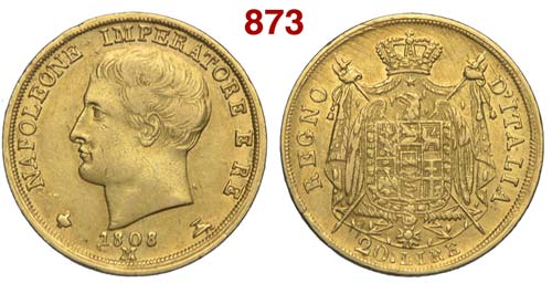 Milano - Napoleone I - 20 Lire ... 