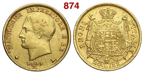 Milano - Napoleone I - 20 Lire ... 