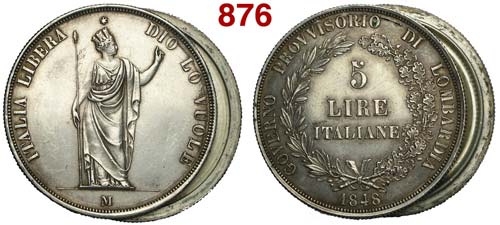 Milano - Governo Provvisorio - 5 ... 