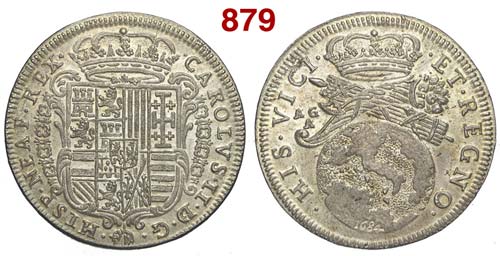 Napoli - Carlo II - Tarì 1684 - ... 