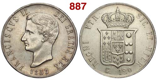 Napoli - Francesco II - Piastra ... 