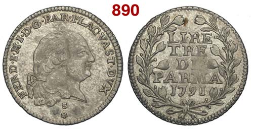 Parma – Ferdinando di Borbone - ... 