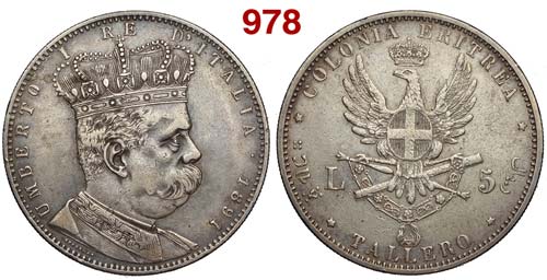 Regno dItalia - Umberto I colonia ... 