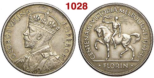 Australia - George V - Florin 1934 ... 
