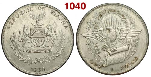 Biafra - Republic - Pound 1969 - ... 