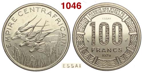 Central African Republic - 100 ... 