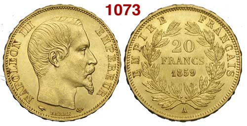 France - Napoleon III - 20 Francs ... 