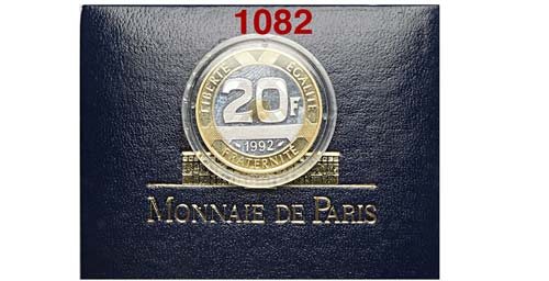 France - Republic - 20 Francs 1992 ... 