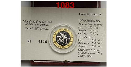 France - Republic - 10 Francs 1988 ... 
