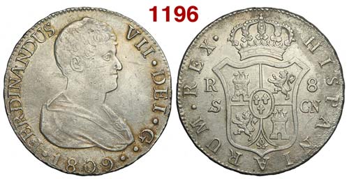 Spain - Ferdinand VII - 8 Reales ... 