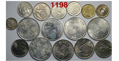 Spain - Lotto di 16 monete ... 