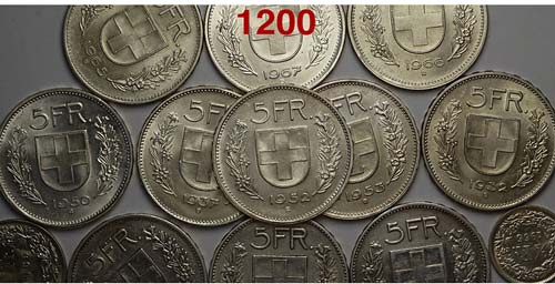 Switzerland - Lotto di 14 monete ... 