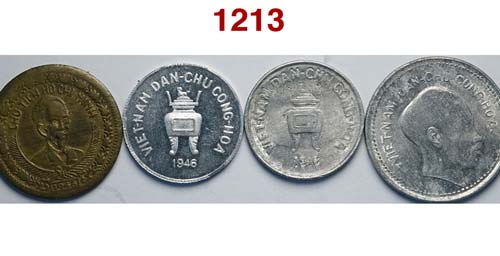 Viet Nam - Lotto di 4 monete : - 5 ... 