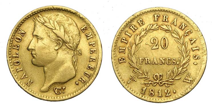 France - Napoleone I - 20 Francs ... 