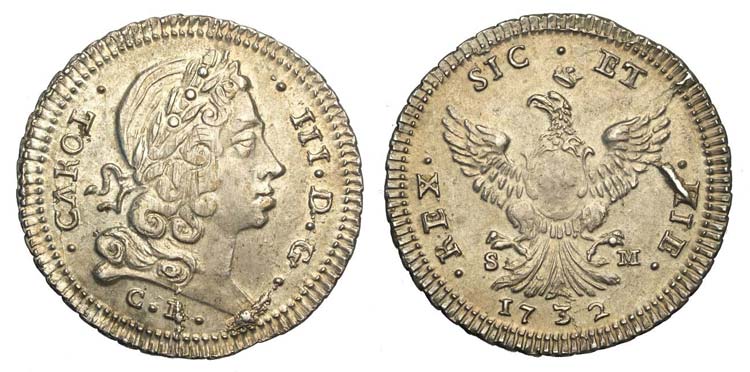 Palermo - Carlo VI - 4 Tarì 1732 ... 