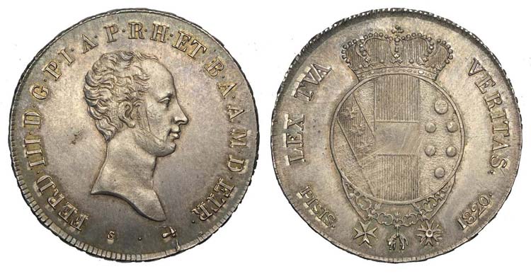 Firenze - Ferdinando III - Mezzo ... 