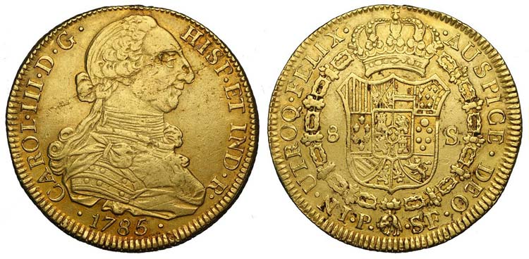 Colombia - Charles III - 8 Escudos ... 