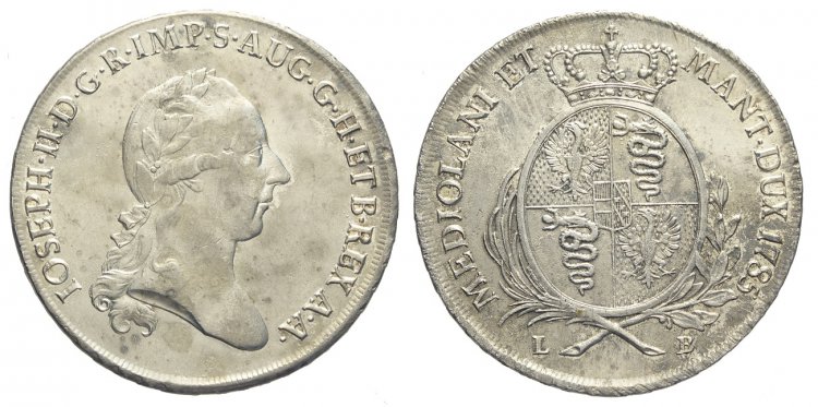 Milano, Giuseppe II, Scudo 1785, ... 