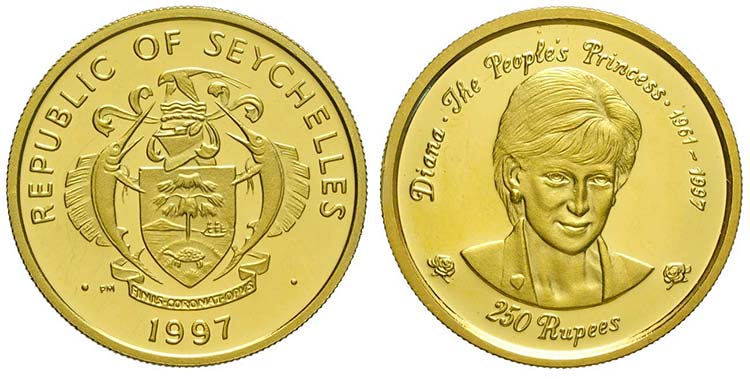 Seychelles, Republic, 250 Rupees ... 
