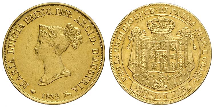 Parma, Maria Luigia dAustria, 20 ... 