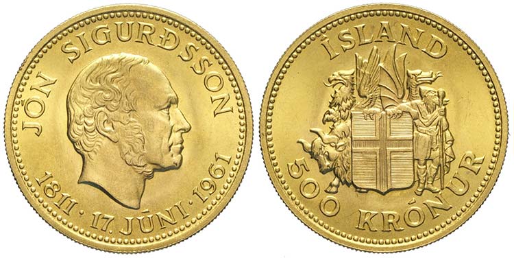 Iceland, Republic, 500 Kronur ... 