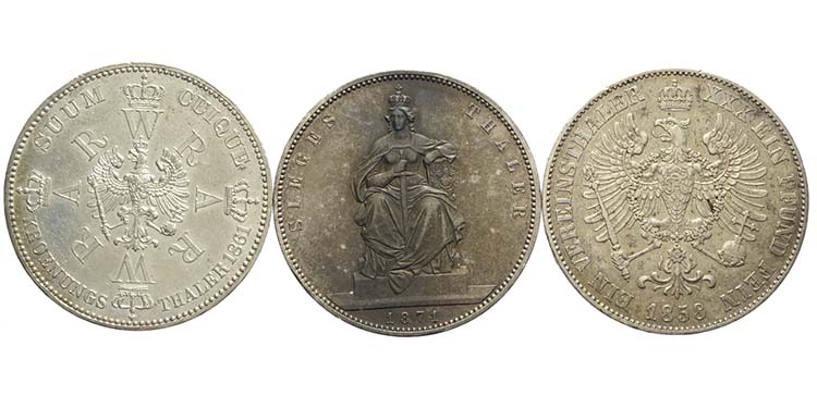 Germany, Prussia, Thaler 1858, ... 