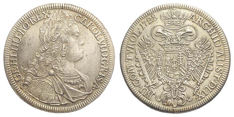 Austria, Charles VI, Thaler 1728, ... 